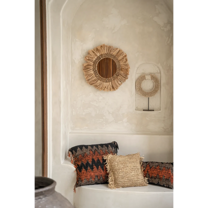 The Oh My Gee Cushion Cover - Black Orange - 60x60