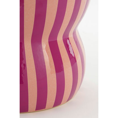 Skipper Bijzettafel - H44 x Ø32 cm - Keramiek - Paars