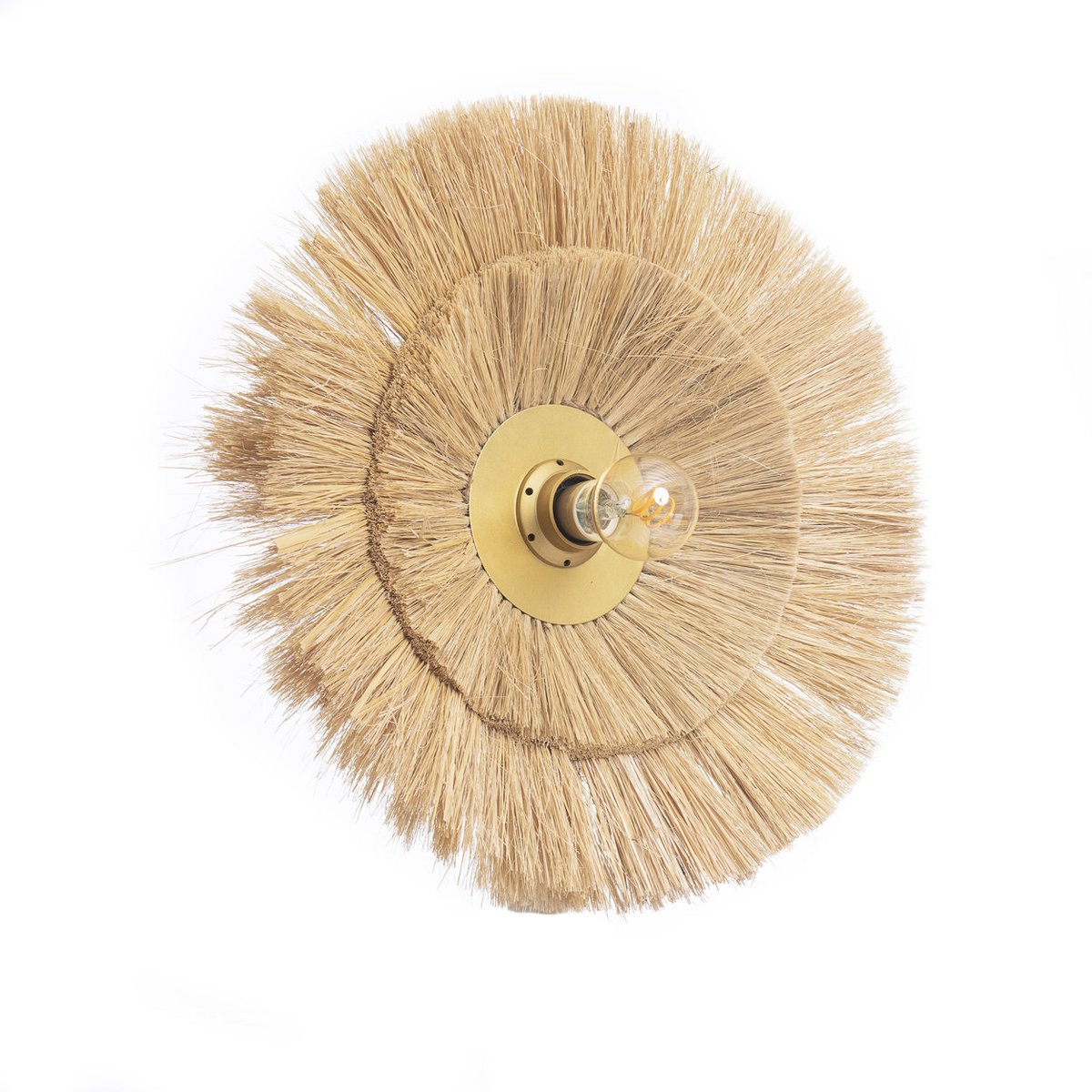 The Double Trouble Wall Lamp, natuurlijk goud - M