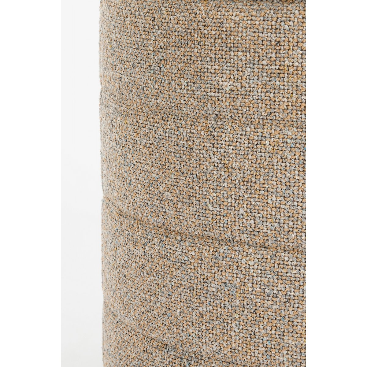 Poef met Opbergruimte - H41 x  Ø42 cm - Beige