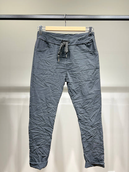 Comfortabele Jeggingbroek van stretchviscose met trekkoord