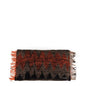 The Oh My Gee Kussenhoes - Zwart Oranje - 30x50