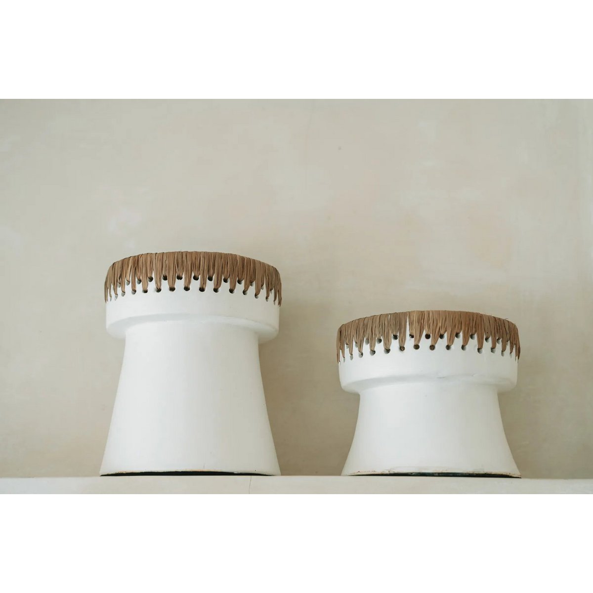 The Pretty Candle Holder - Wit Naturel - S