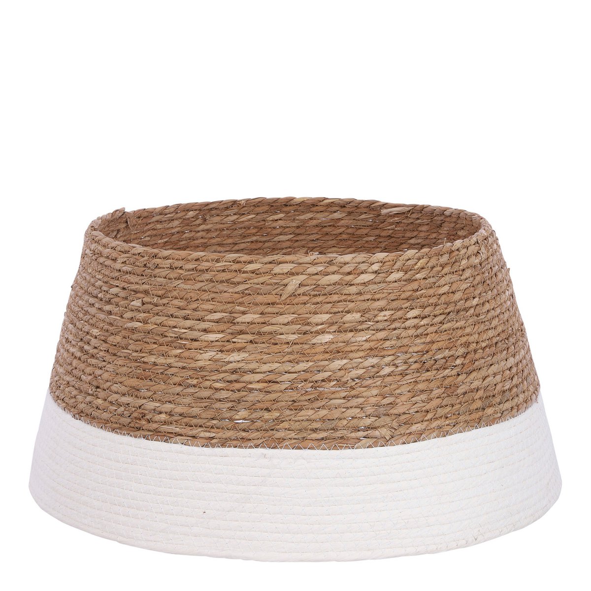 Kerstboomrok - H26 x Ø50 cm - Zeegras - Off-white