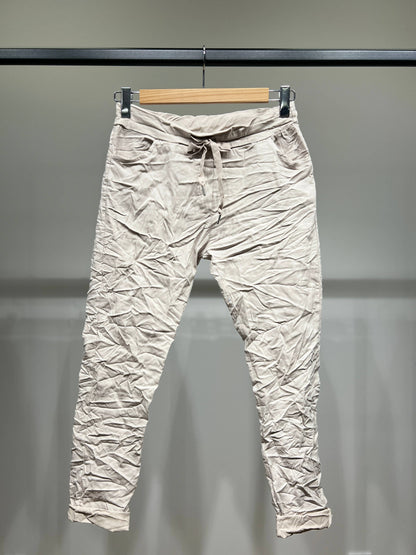Comfortabele Jeggingbroek van stretchviscose met trekkoord