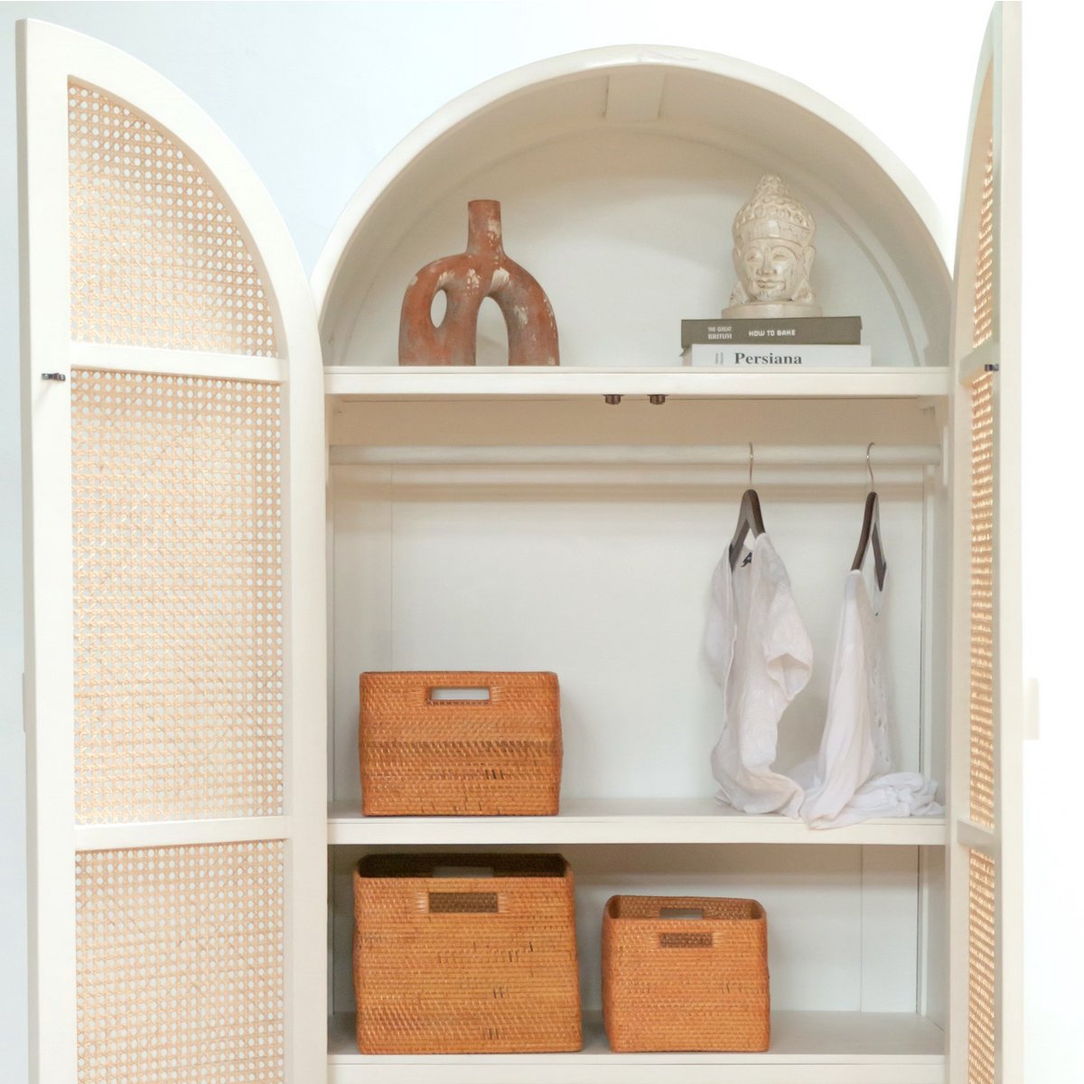 Plankmand gemaakt van rotan mand WARSA (3 maten)