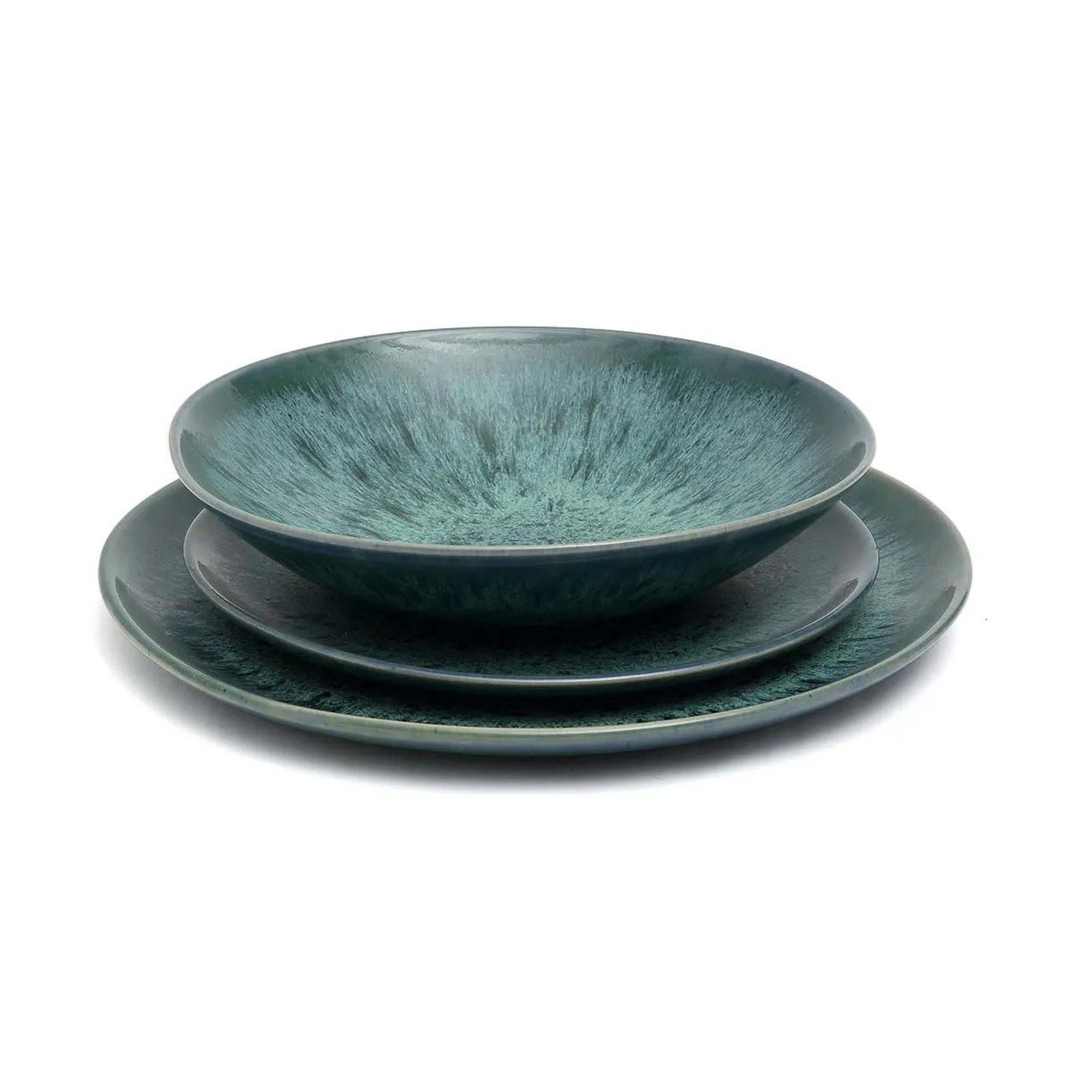 Het Aqua Dinerbord - Set van 4