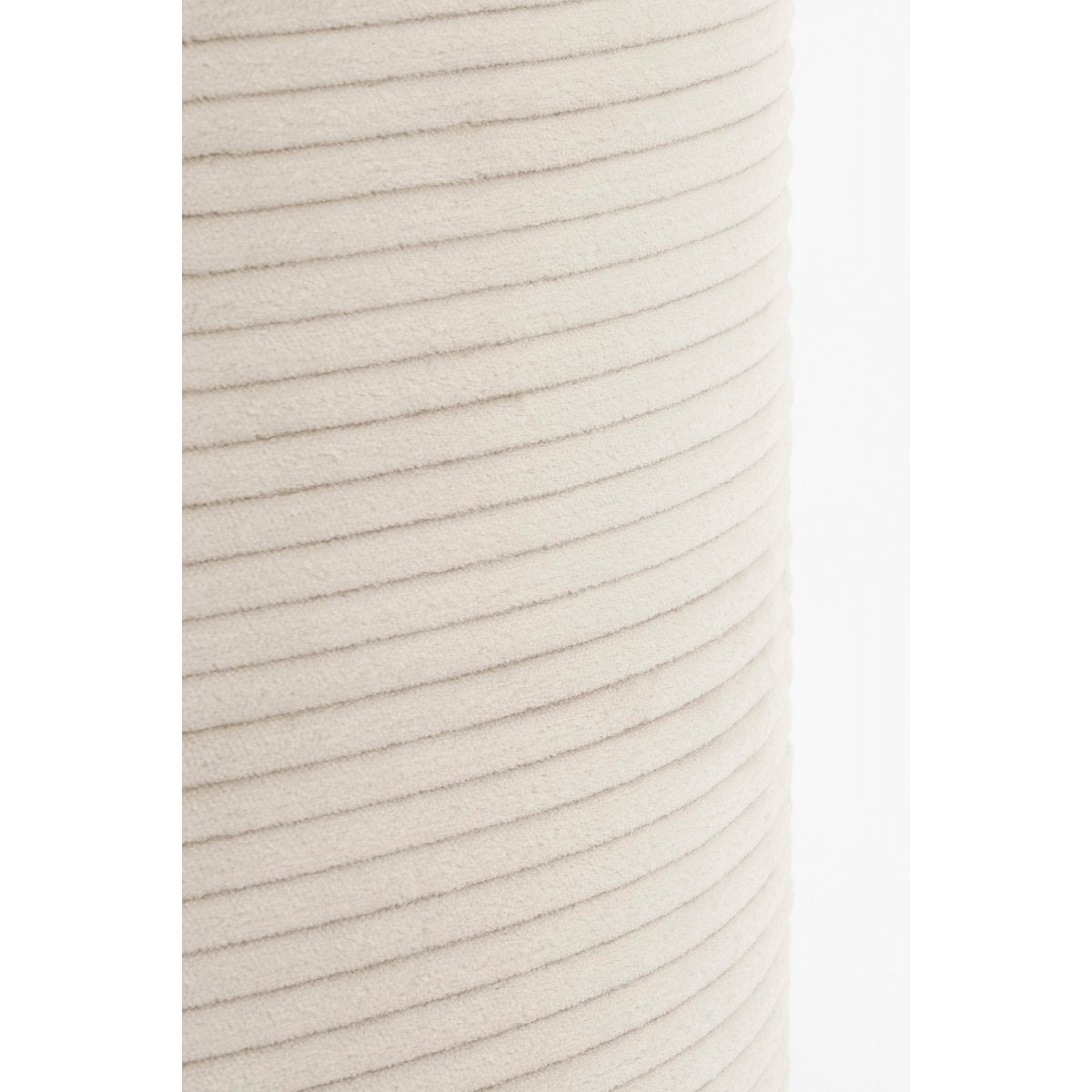 Poef met Opbergruimte - H41 x  Ø42 cm - Off-white