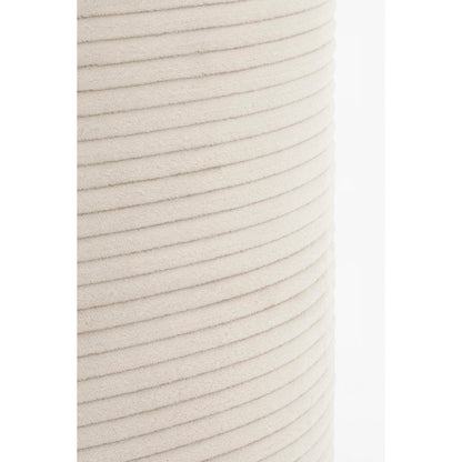 Poef met Opbergruimte - H41 x  Ø42 cm - Off-white