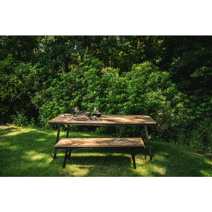 De visgraat tafel