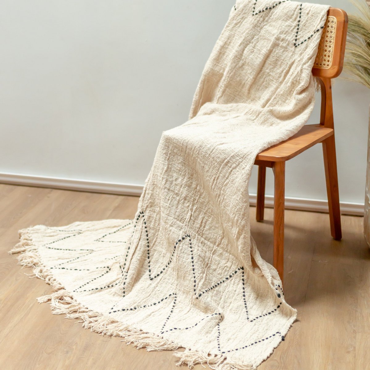 Katoenen deken | Sprei | Bankdeken 140x200 cm LINGGAH