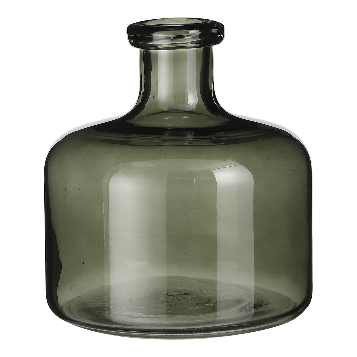 Regal Fles Vaas - H22 x Ø20 cm - Glas - Groen