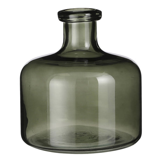 Regal Fles Vaas - H22 x Ø20 cm - Glas - Groen