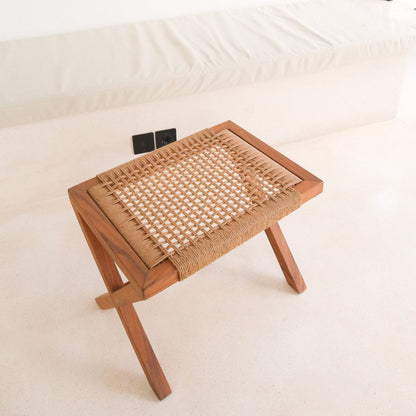 Houten kruk INDRA