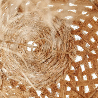 De Abaca Jelly Fish-hanger - Naturel - S