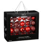 Kerstballen Set - 42 Stuks - Ø7 cm - Glas - Rood
