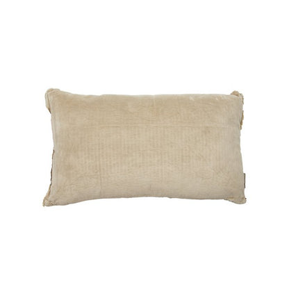 Fluweel/linnen Kussen Lois naturel 50x30