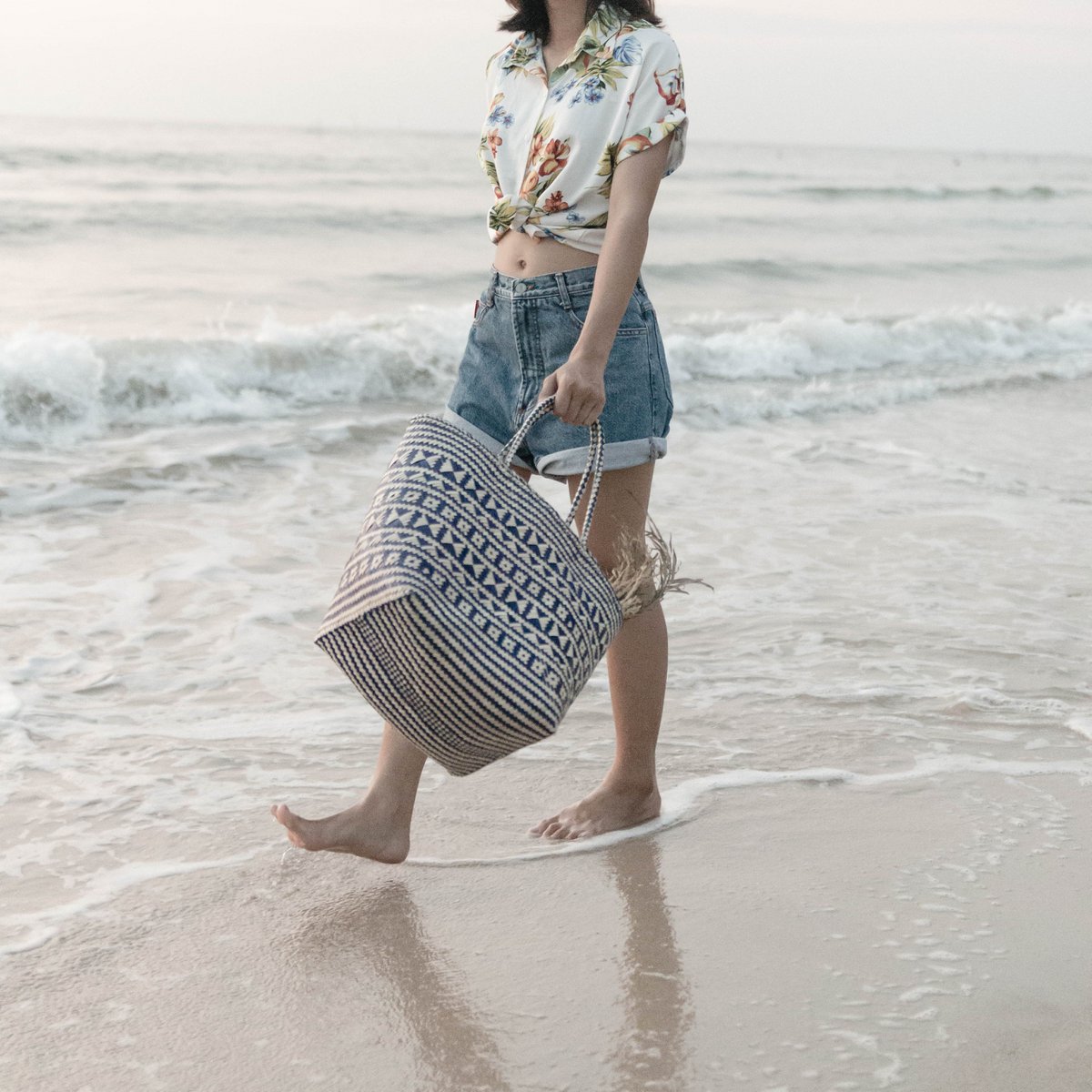 Shopper KIDUL gemaakt van rotan