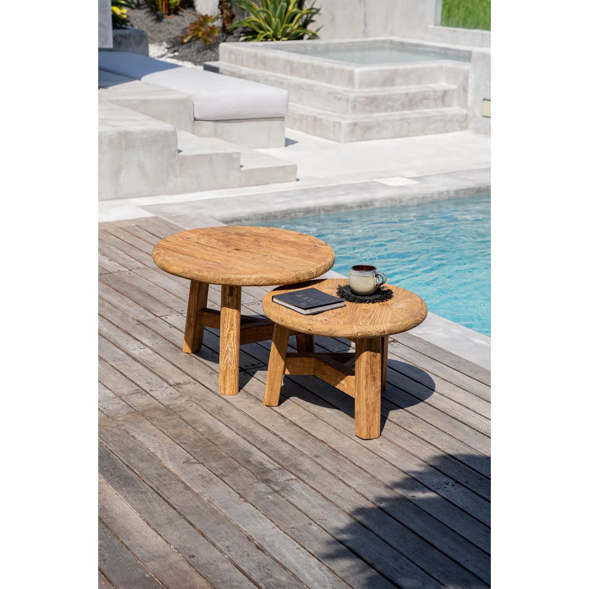 De houten Fusuma salontafel - M