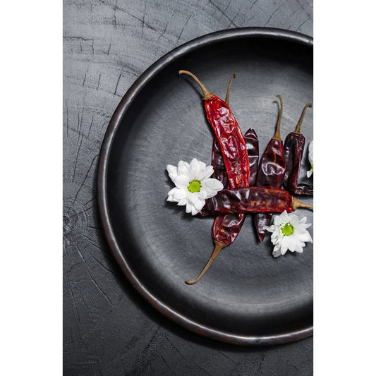 The Burned Classic Plate - Zwart - M