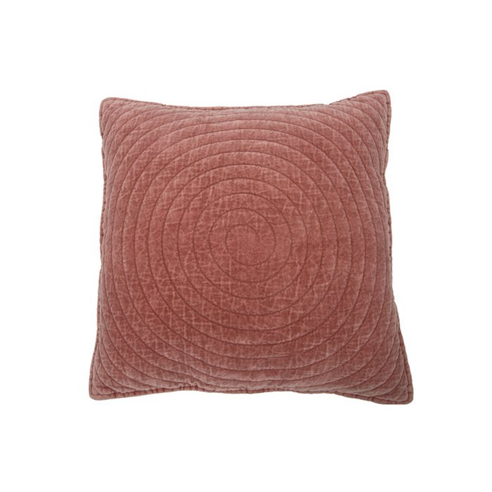 Fluwelen Kussen Jessica oud roze 45x45