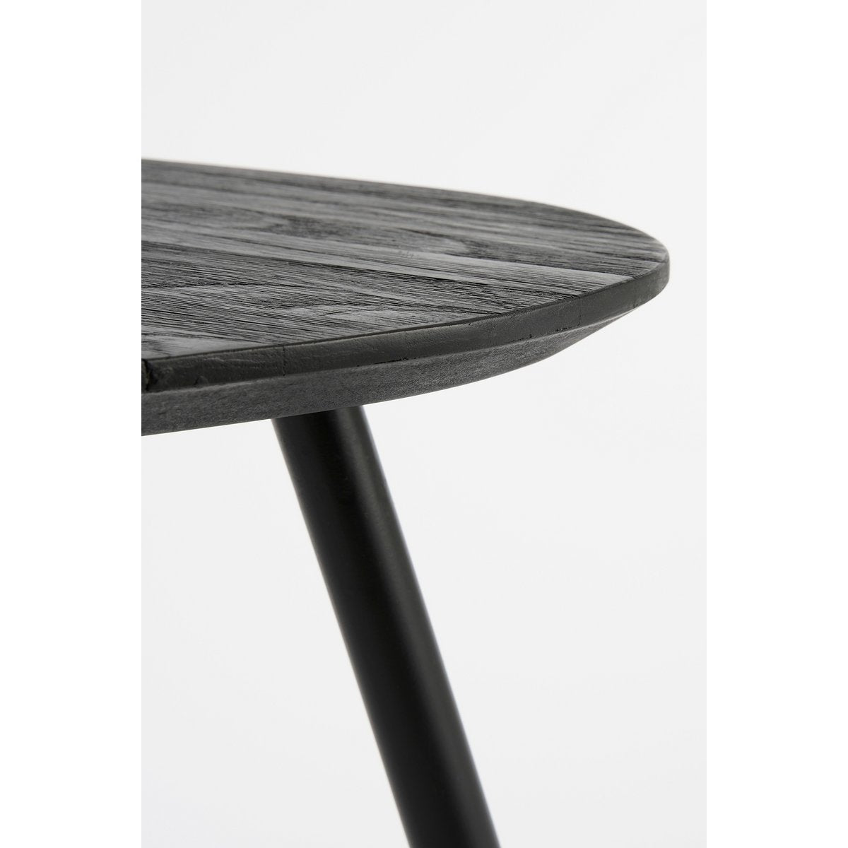 Jailey Bijzettafel - Set van 2 - L84 x B39 x H39 cm - Zwart