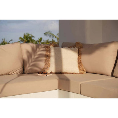 De Saint Tropez Kussenhoes - Natuurlijk Wit - 60x60