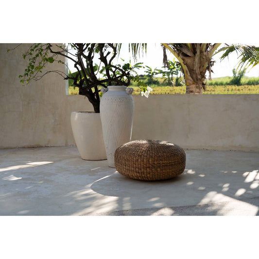 De Hyacint Poef - Naturel - M