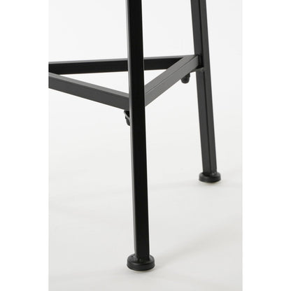 Adine Plantentafel - H80 x Ø30 cm - Metaal - Zwart