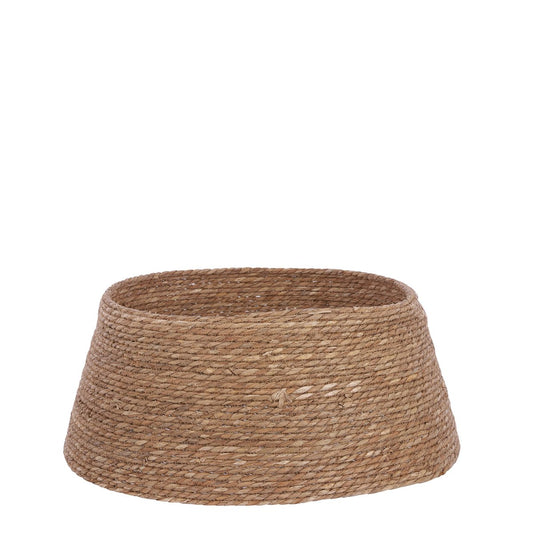 Kerstboomrok - H26 x Ø58 cm - Zeegras - Naturel Bruin