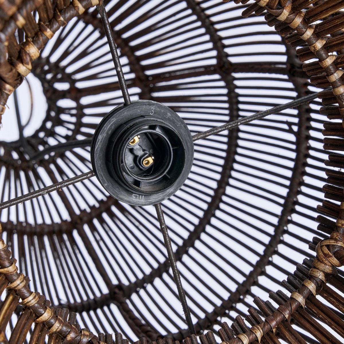 De Geweven Belhanger - Donker Walnoot - S