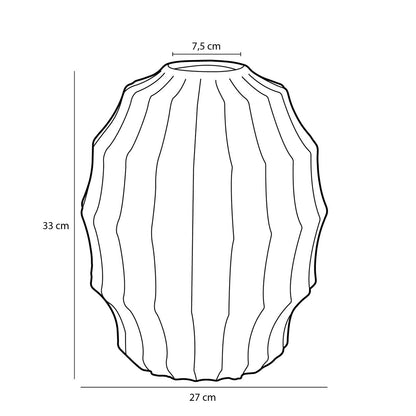 Pippa Vaas - H33 x Ø27 cm - Keramiek - Roze