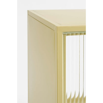 Clifton Opbergkast met Deuren - Metaal - Beige