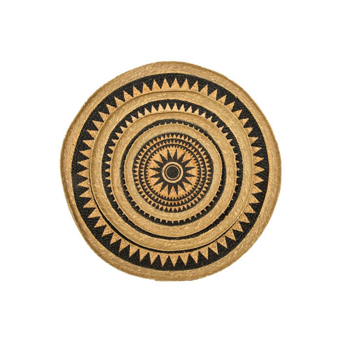 Wanddecoratie Formentera zwart dia 70