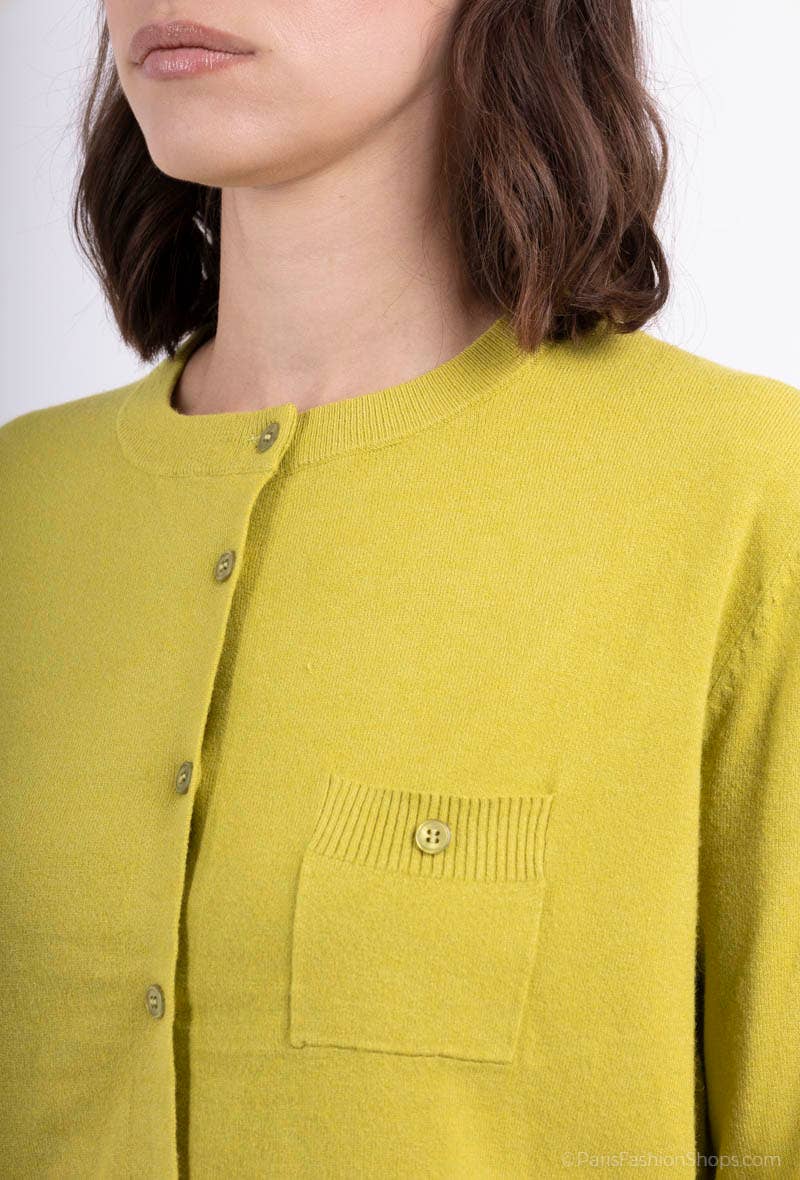Trendy vest met borstzak en ronde halslijn Maat S-M / M-L