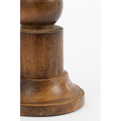 Philo Kandelaar - H30 x Ø11 cm - Mangohout - Bruin
