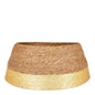 Kerstboomrok - H26 x Ø58 cm - Zeegras - Goud